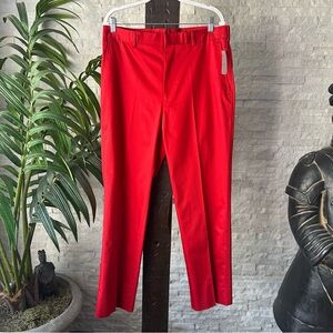 BROOKS BROTHERS Red Madison 1818 35W x 32L Tessuti Sondrio Pants New with Tags